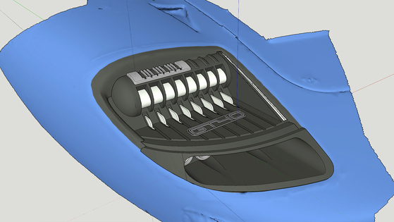 Creating customized auto parts for vintage race cars with Artec Space Spider