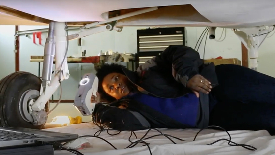 Reverse engineering with Artec Eva helps build landing gear doors of Italian 1955 Falco airplane