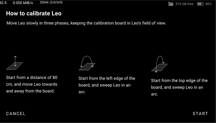 artec-leo-how-to-calibrate
