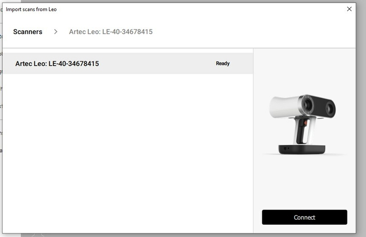 artec-studio-connect-to-leo