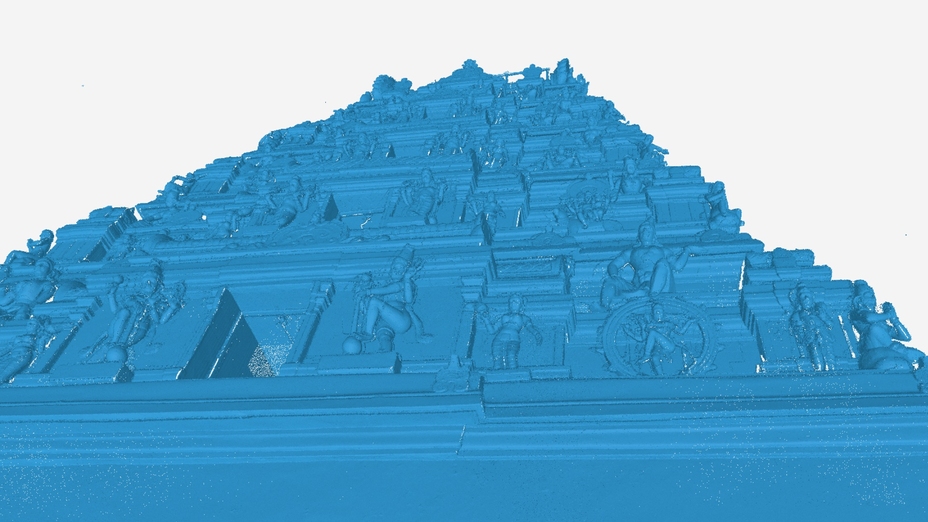 Indian heritage site scanning
