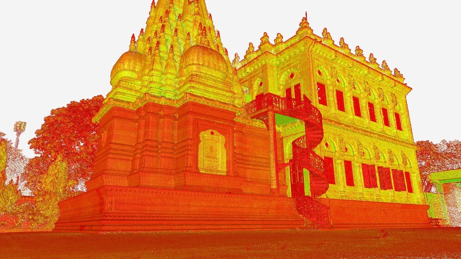 Indian heritage site scanning